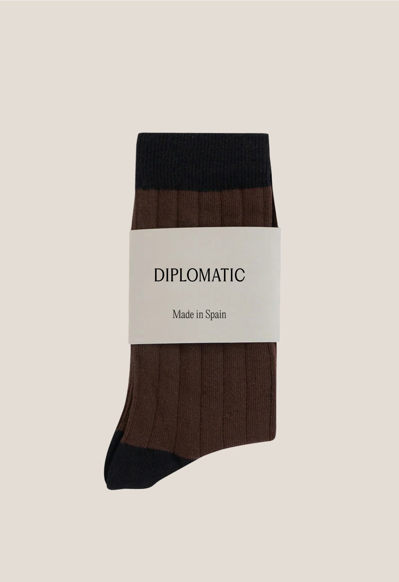 Laza Cotton Sock Brown / Black
