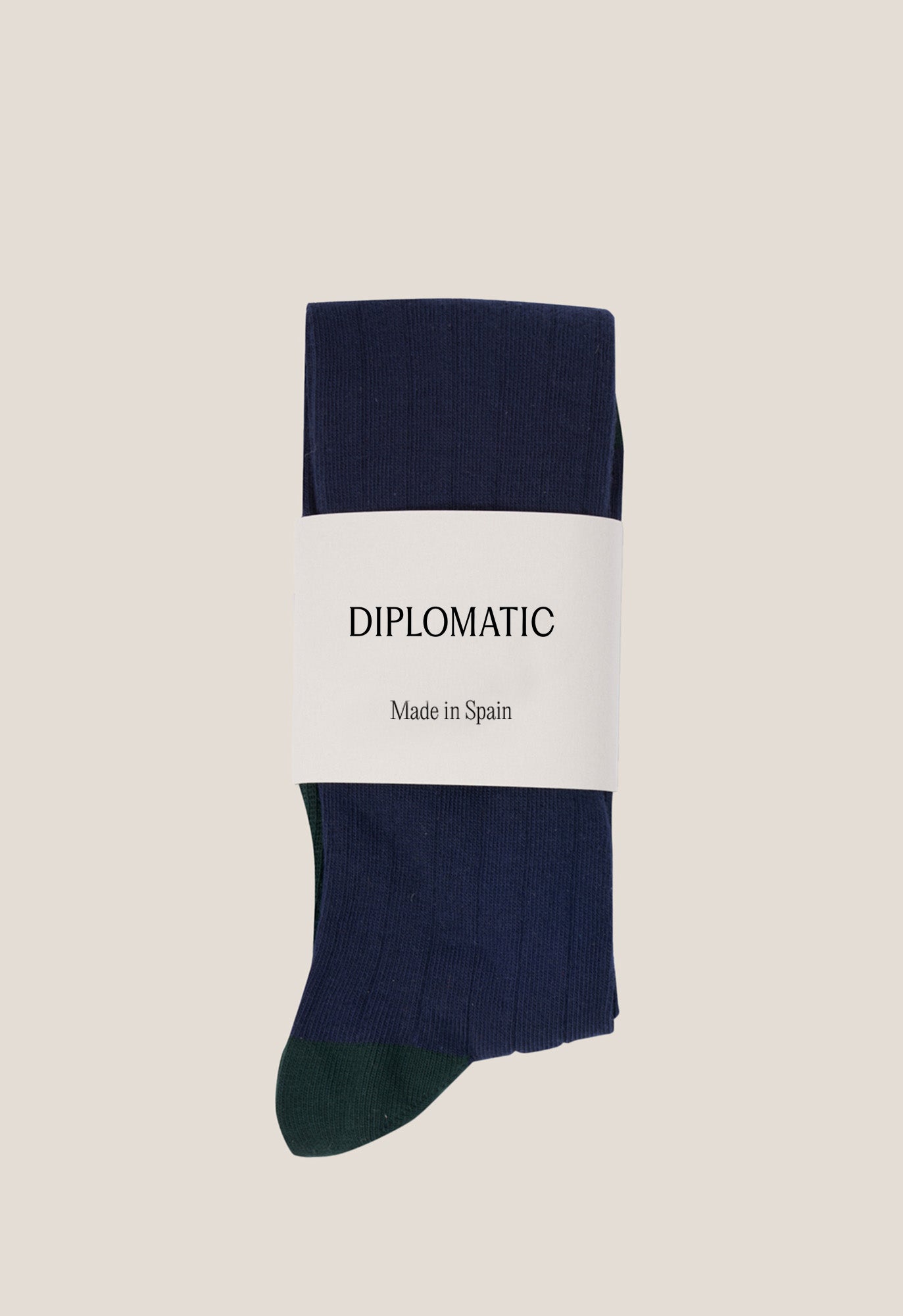 Verín Navy Cotton Sock / Bottle