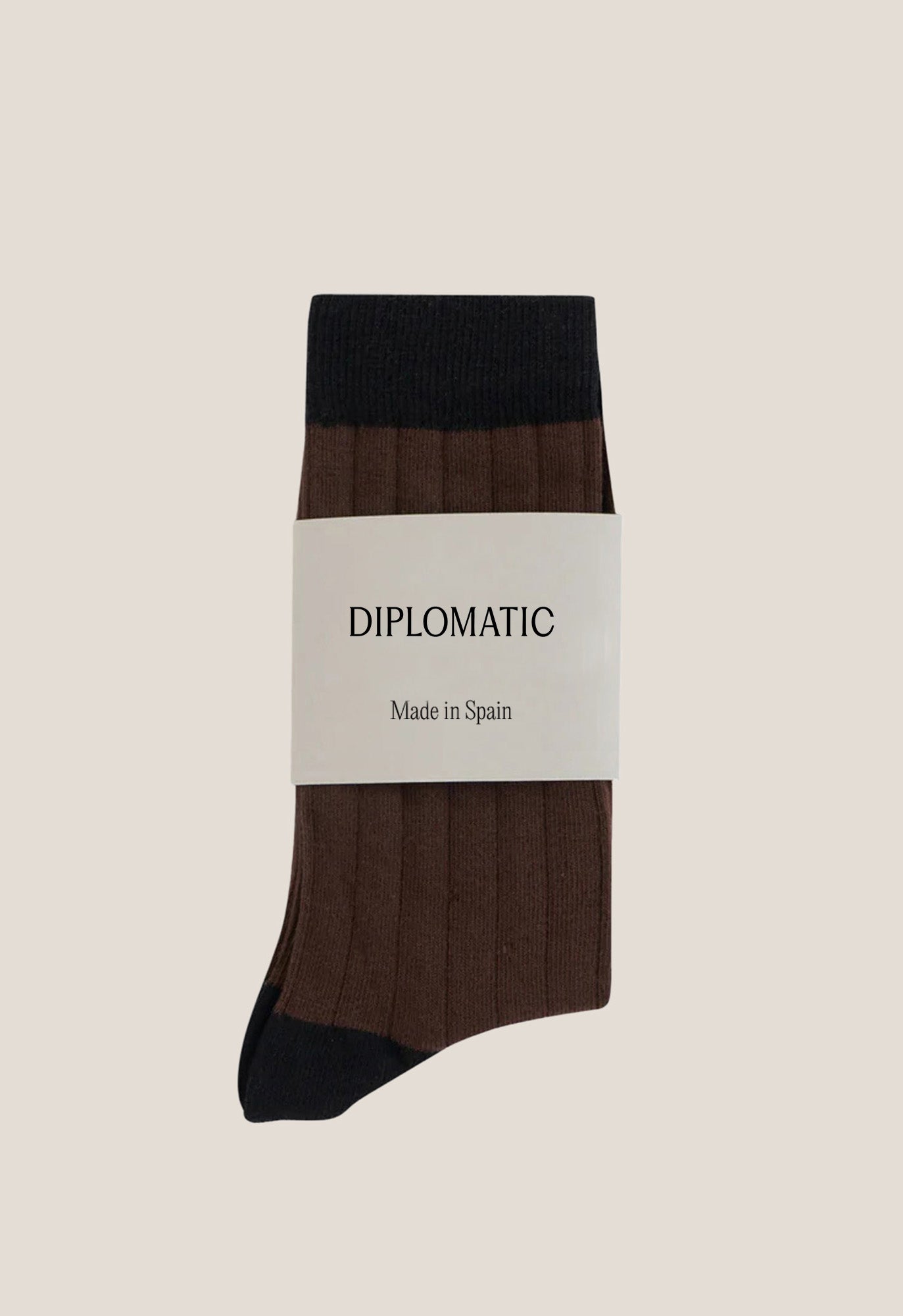 Verín Cotton Sock Brown / Black