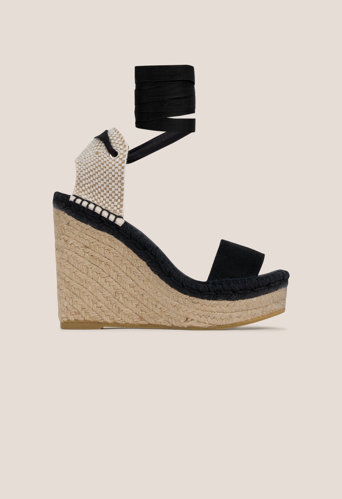 La Mola Suede Black