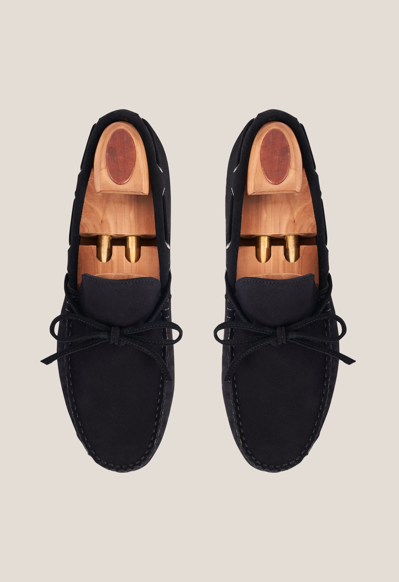 Suances Black Suede