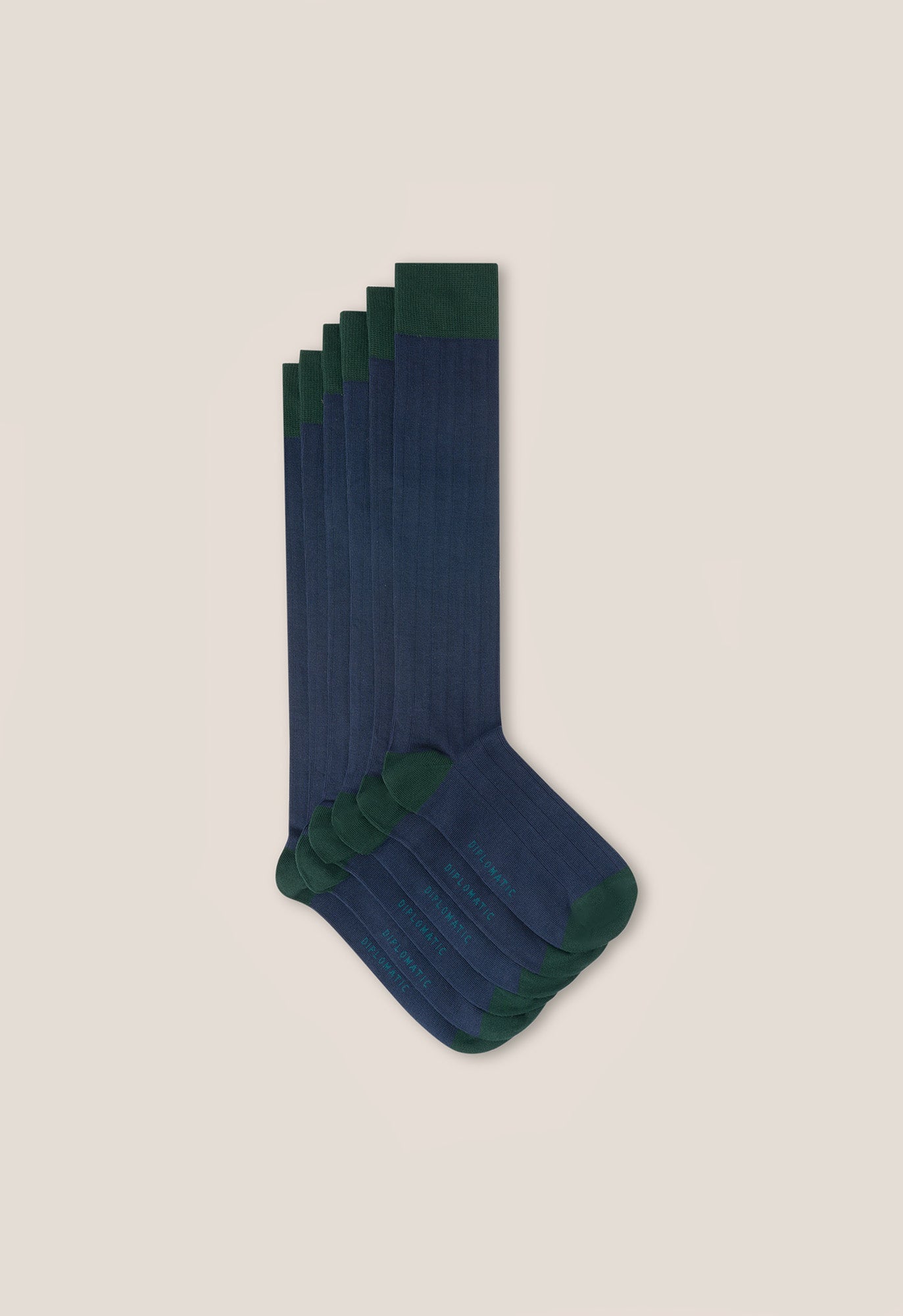 Pack Calcetín Verín Algodón Marino / Botella