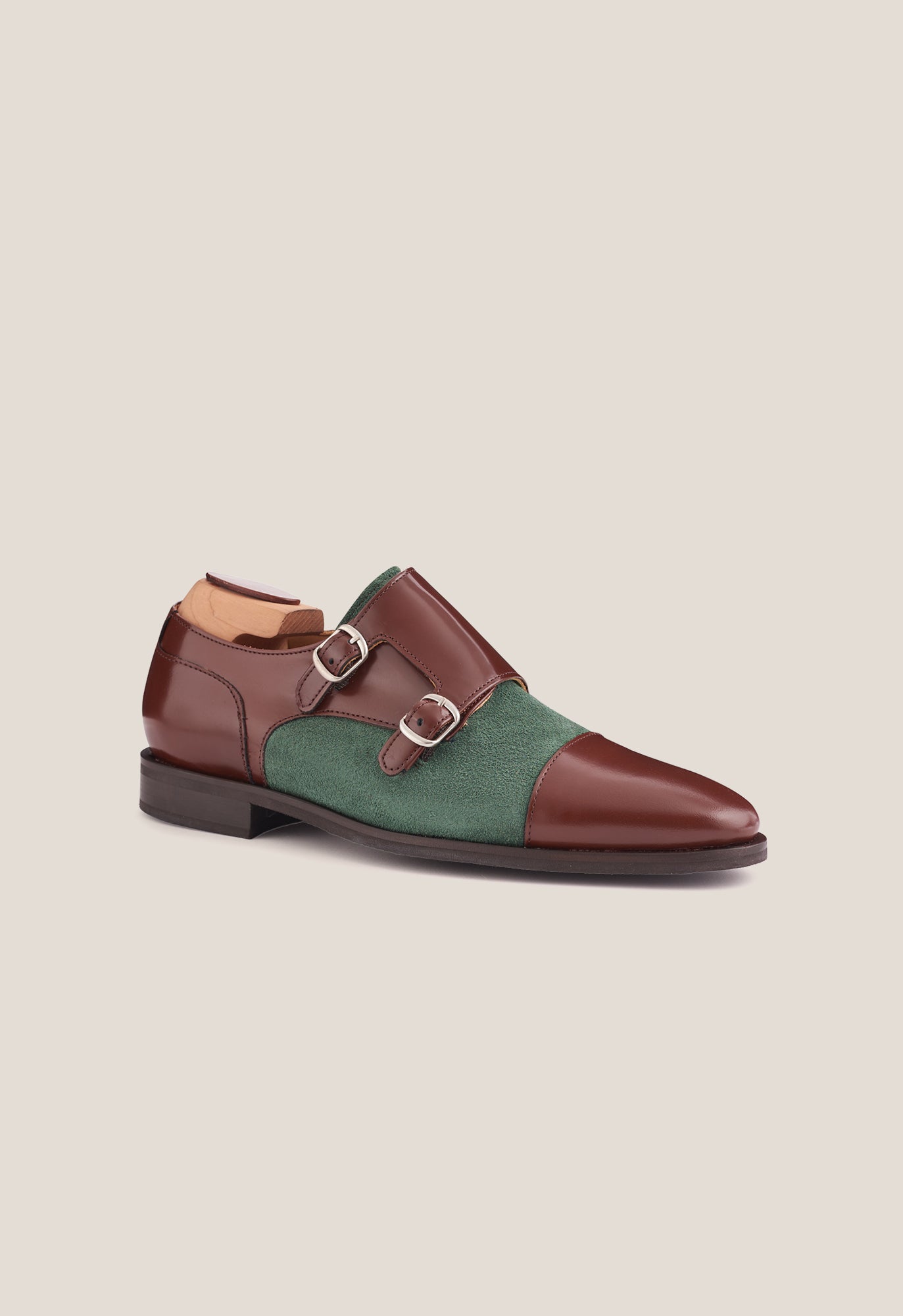 Arousa Combined Green / Toffee