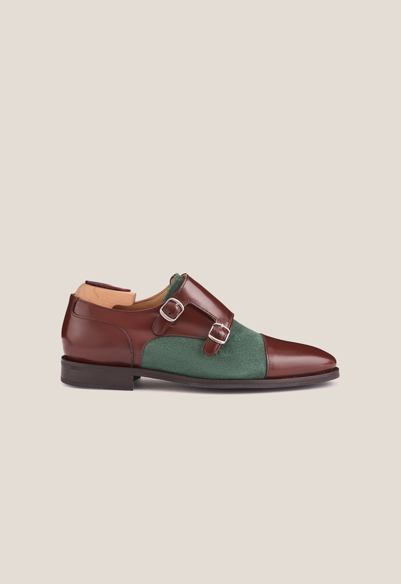 Arousa Combined Green / Toffee