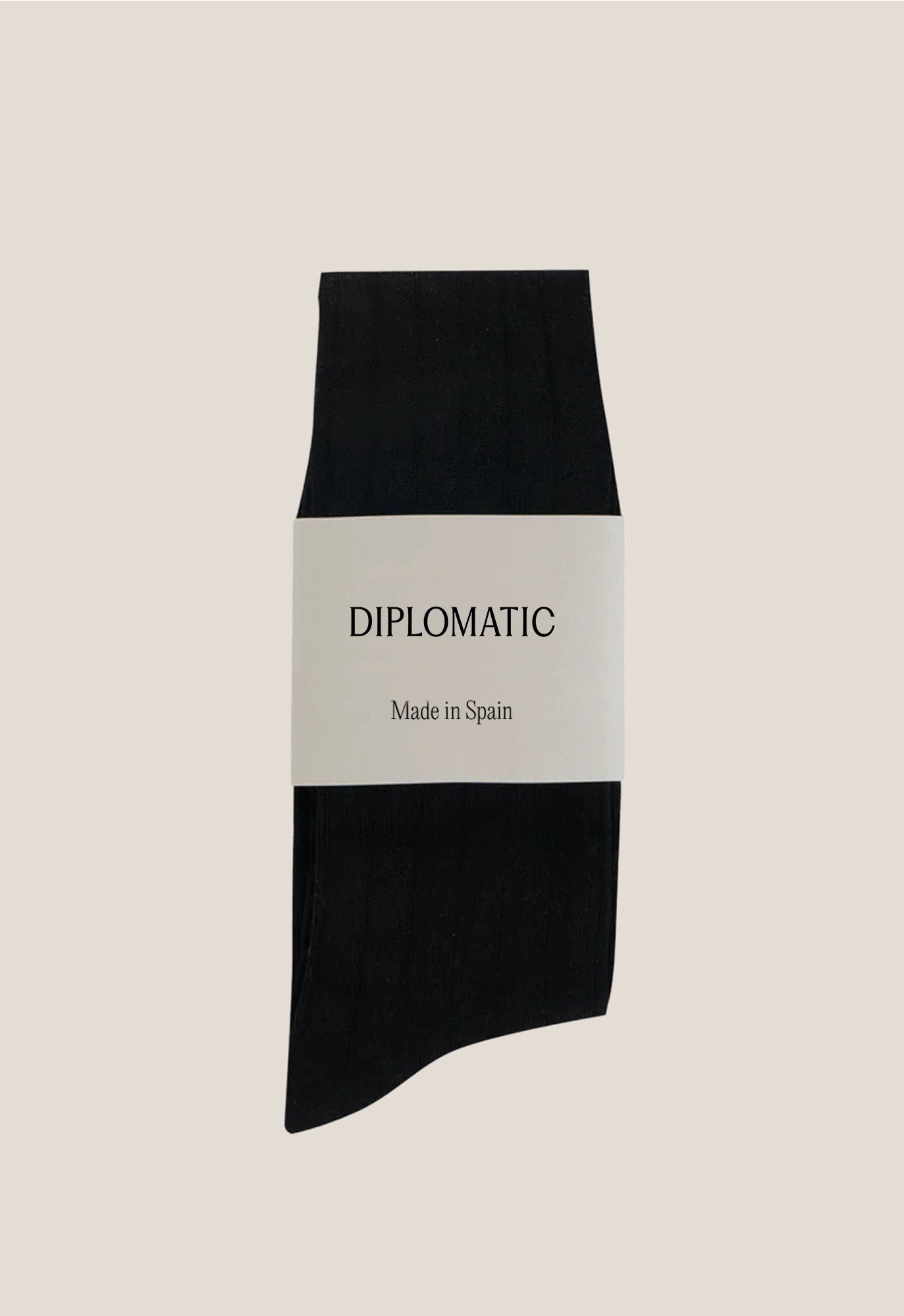 Cibeles Black Scottish Thread Sock
