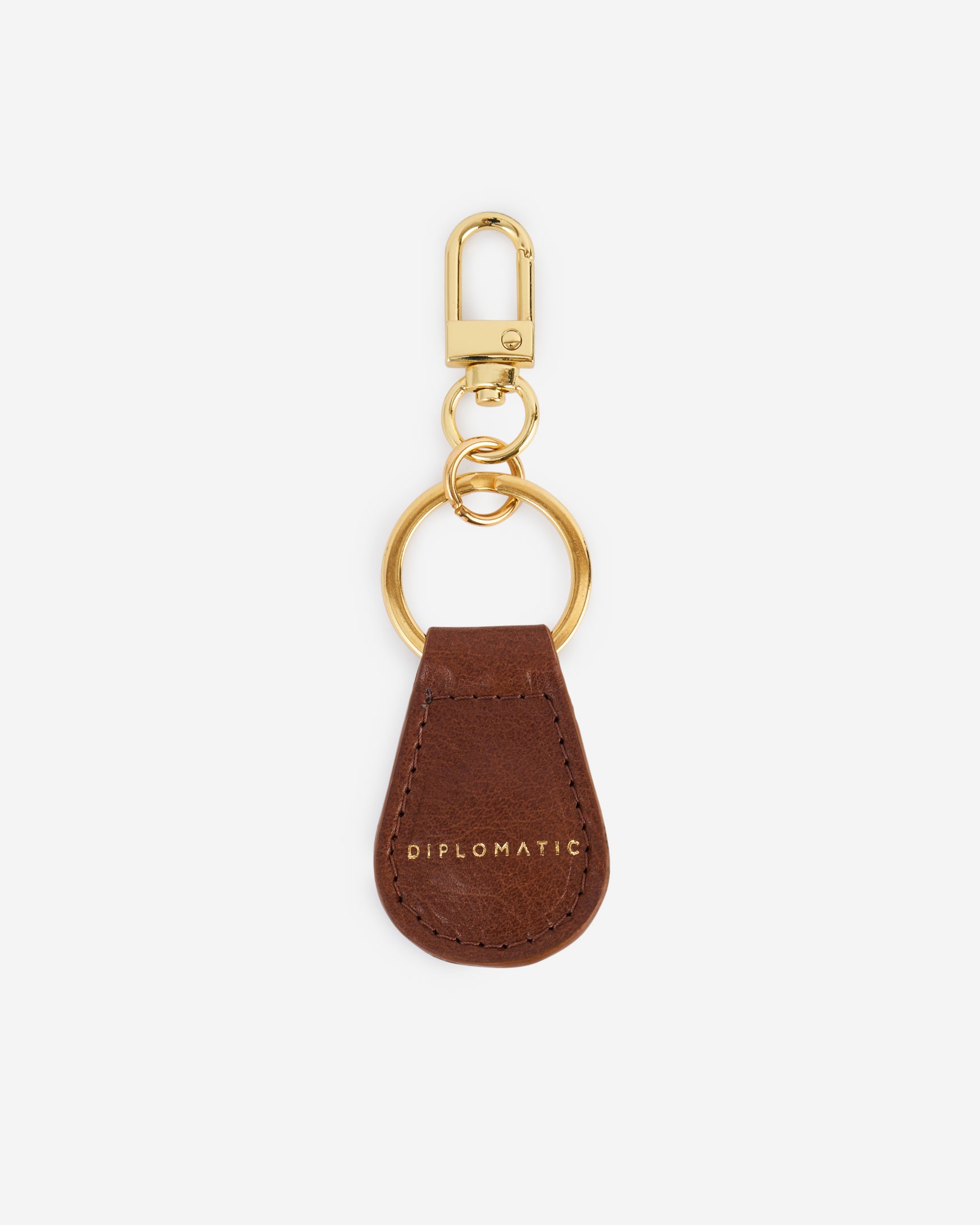 Calf Leather Keychain 