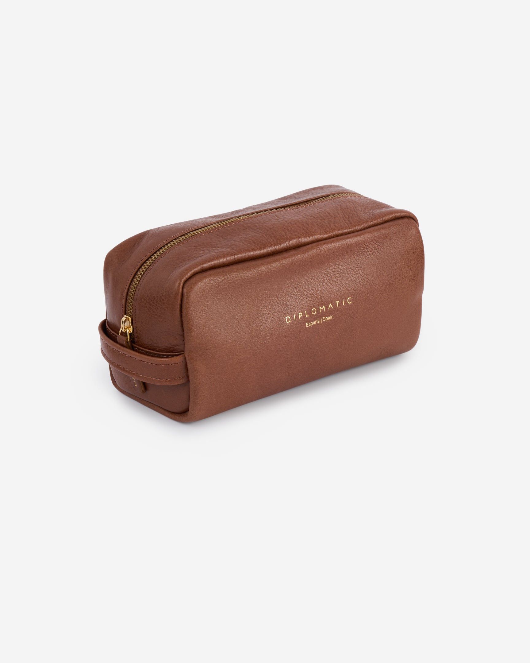 Calf Leather Toiletry Bag 
