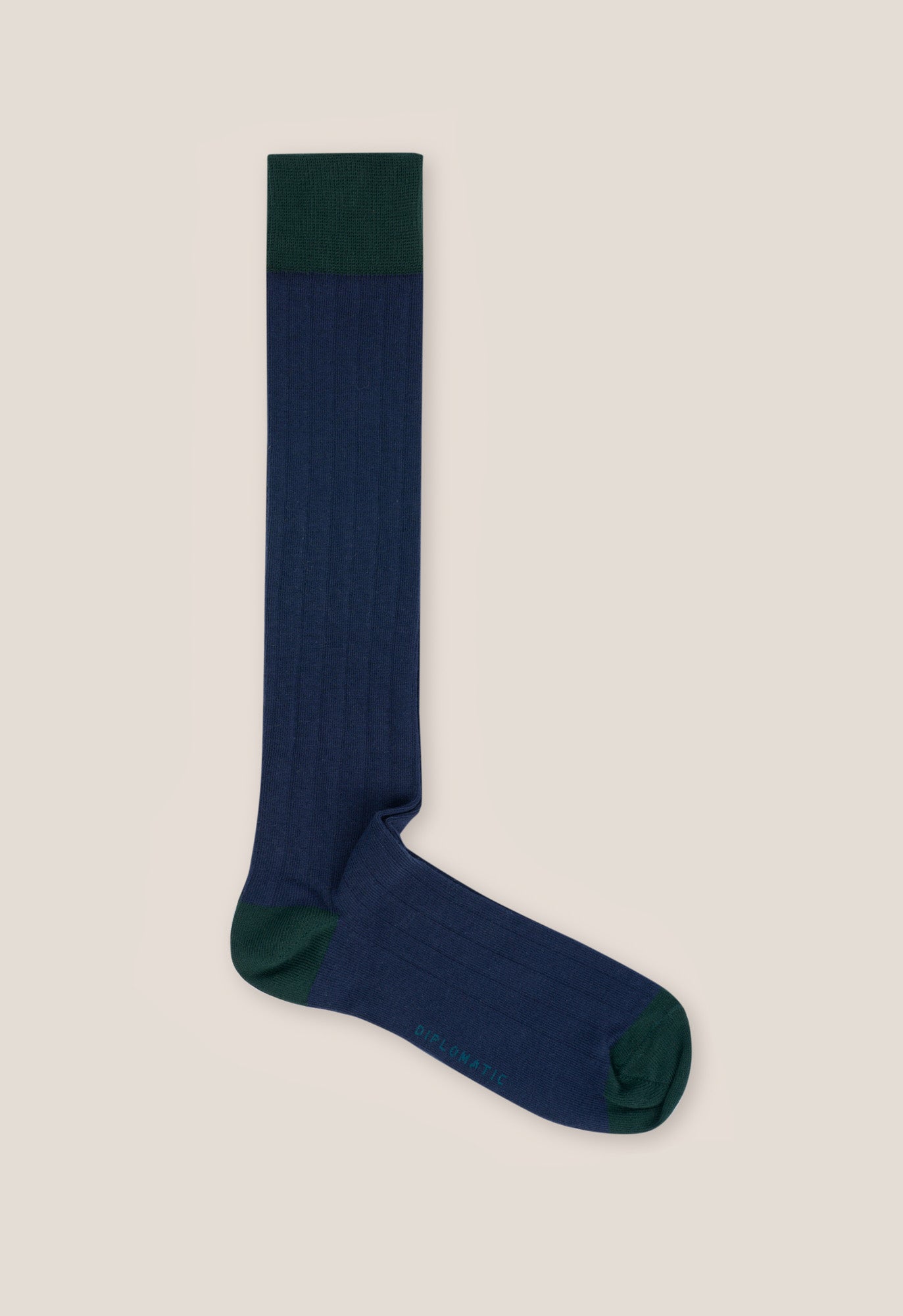 Verín Navy Cotton Sock / Bottle