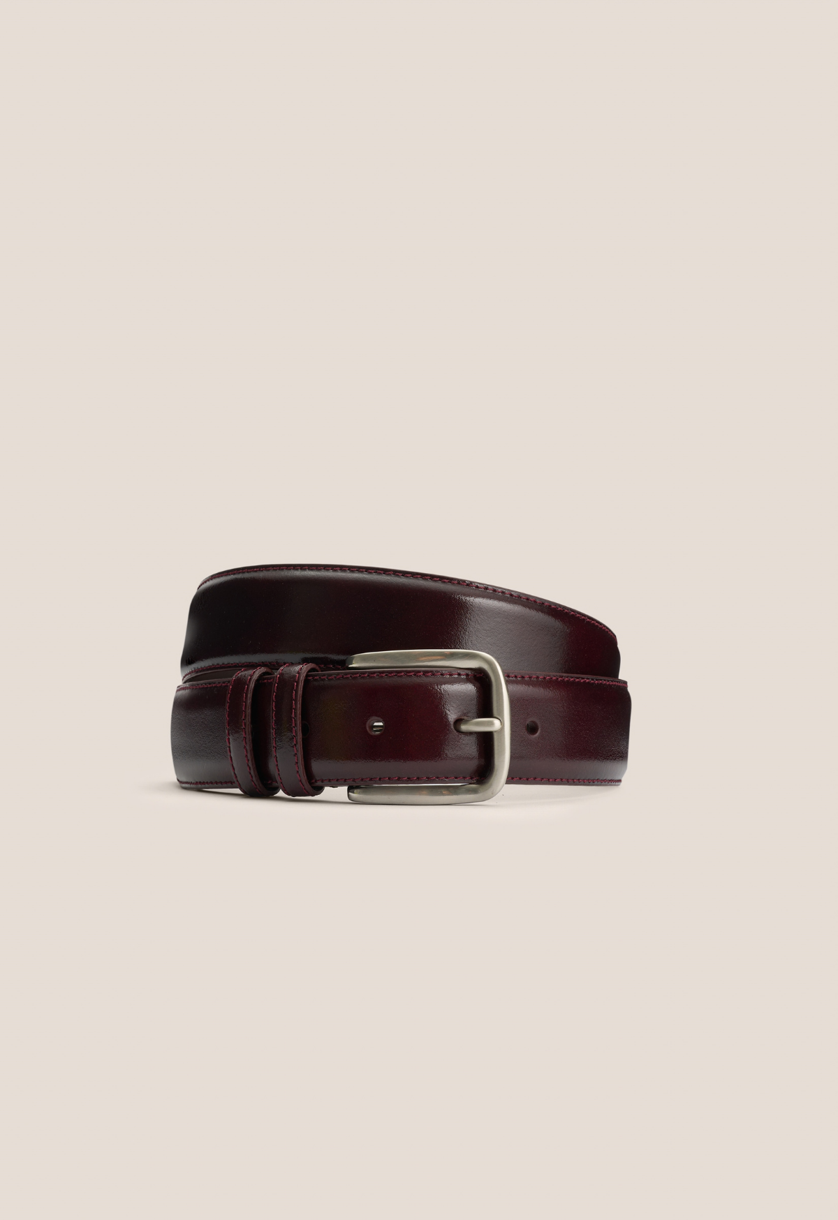 Burgundy Calf Belt