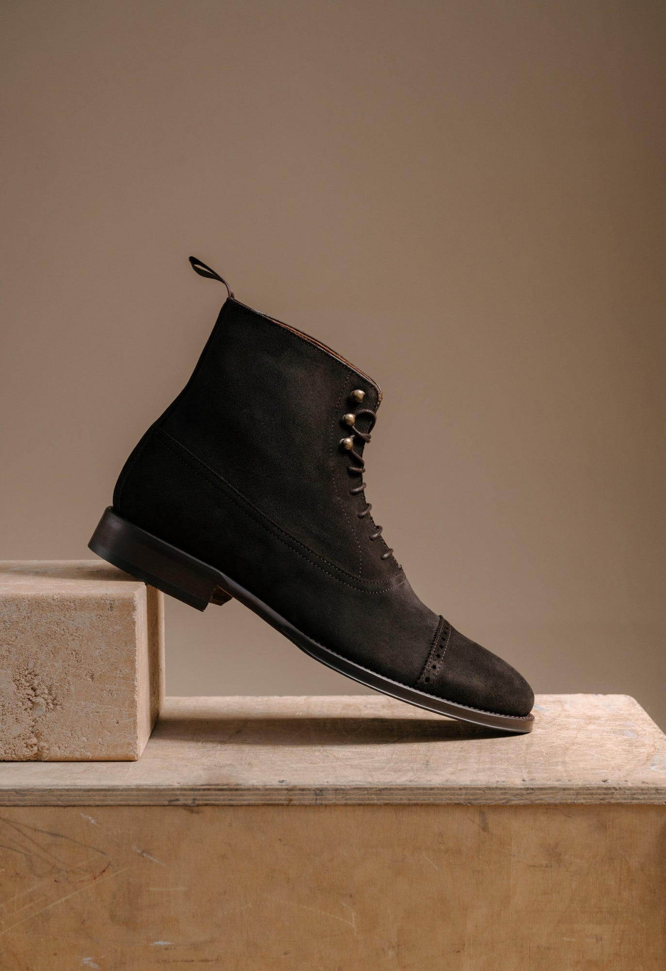 Landa Suede Chocolate