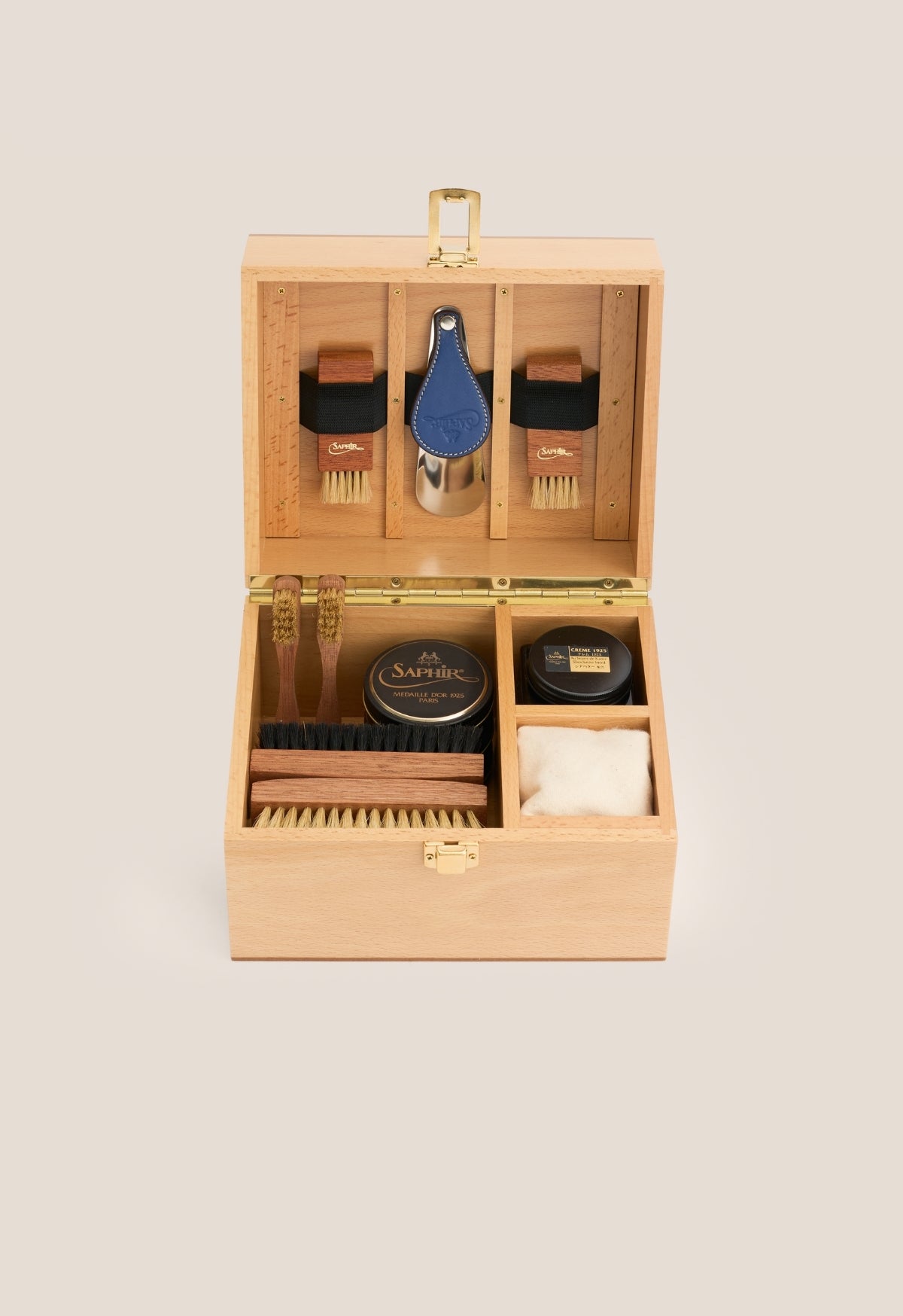 Set Cuidado Calzado Madera Natural